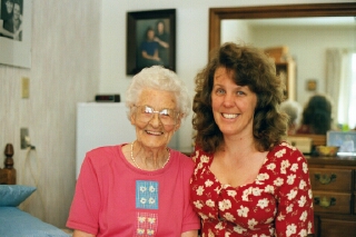 Cynthia and her grandmother