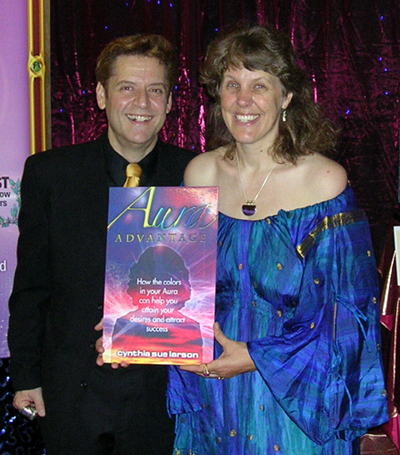 Joseph Ernest Martin & Cynthia Sue Larson with new Aura
Advantage book cover
